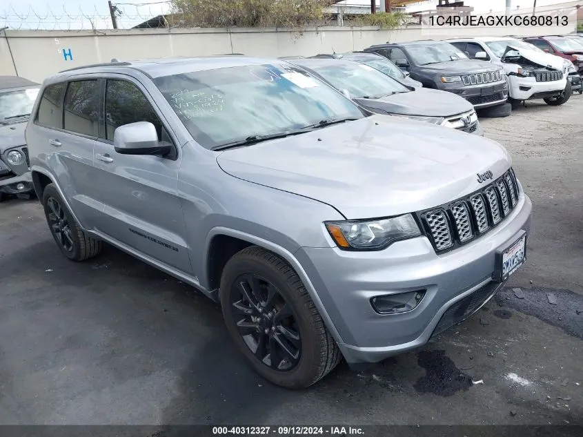 1C4RJEAGXKC680813 2019 Jeep Grand Cherokee Altitude 4X2