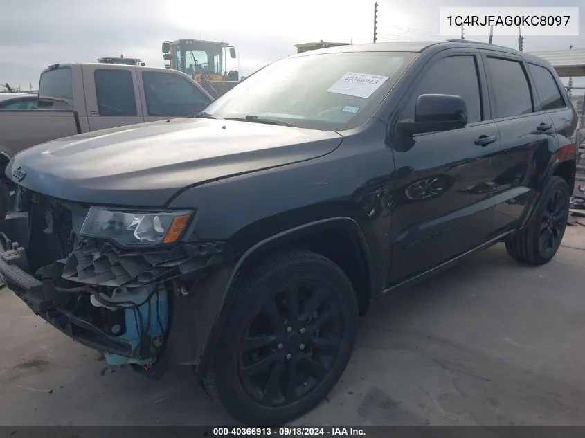 1C4RJFAG0KC8097 2019 Jeep Grand Cherokee Laredo