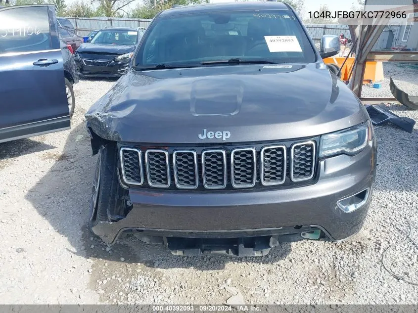 1C4RJFBG7KC772966 2019 Jeep Grand Cherokee Limited 4X4