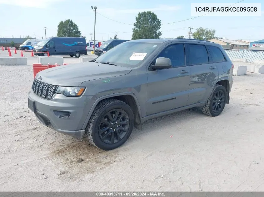 2019 Jeep Grand Cherokee Altitude 4X4 VIN: 1C4RJFAG5KC609508 Lot: 40393711