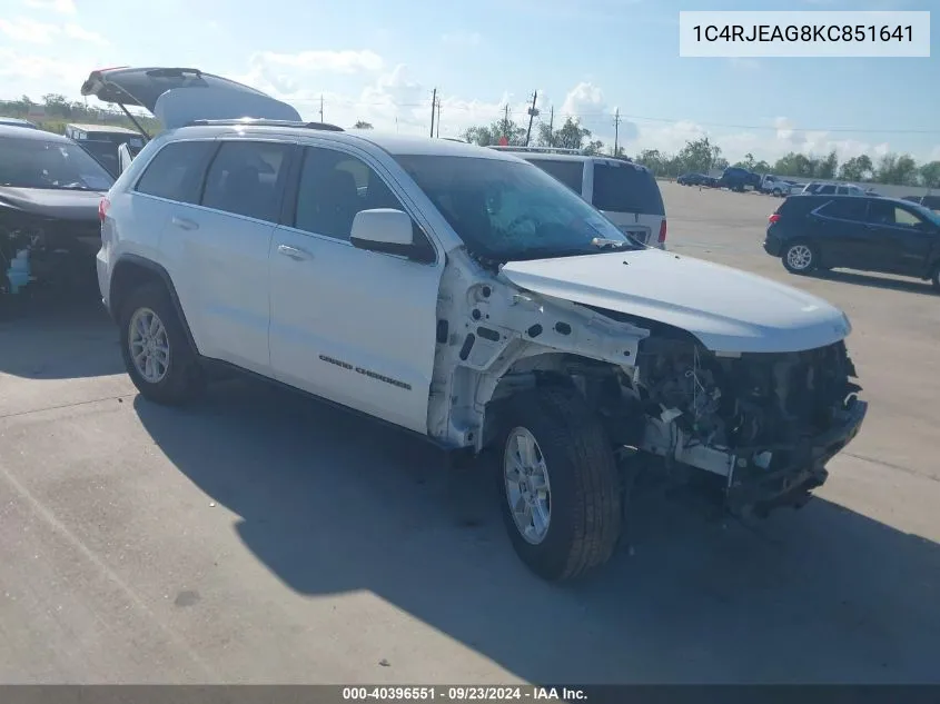 2019 Jeep Grand Cherokee Laredo VIN: 1C4RJEAG8KC851641 Lot: 40396551