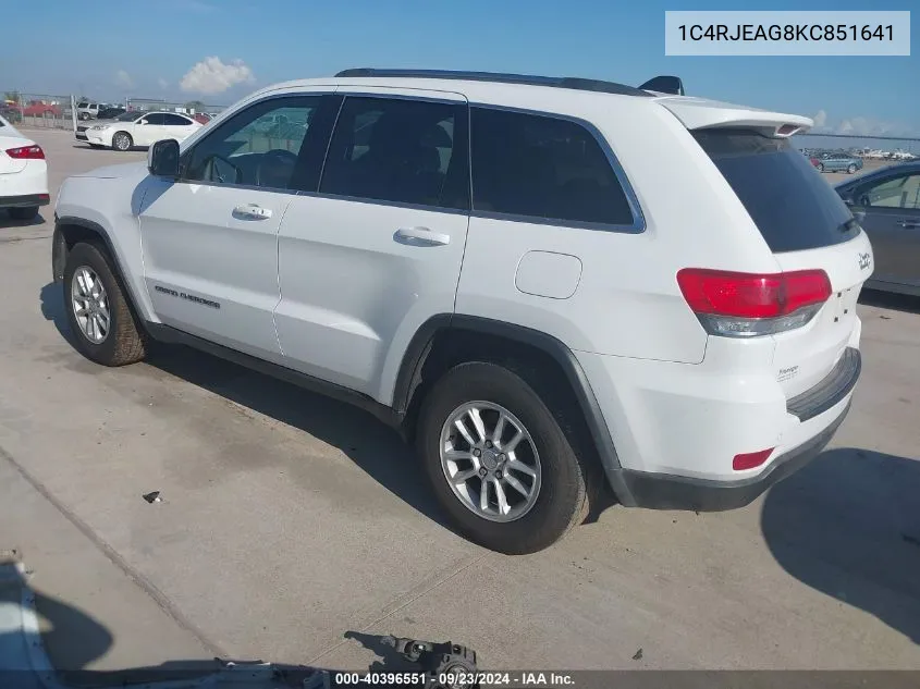 1C4RJEAG8KC851641 2019 Jeep Grand Cherokee Laredo