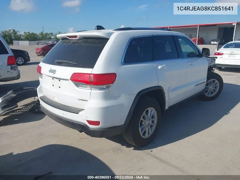 1C4RJEAG8KC851641 2019 Jeep Grand Cherokee Laredo