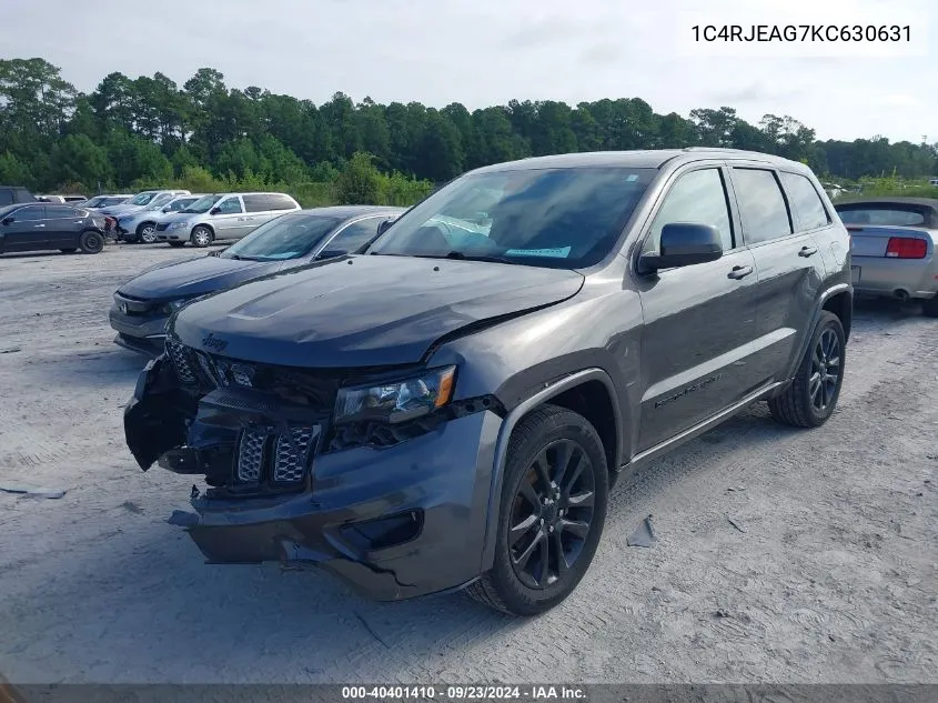 2019 Jeep Grand Cherokee Altitude 4X2 VIN: 1C4RJEAG7KC630631 Lot: 40401410