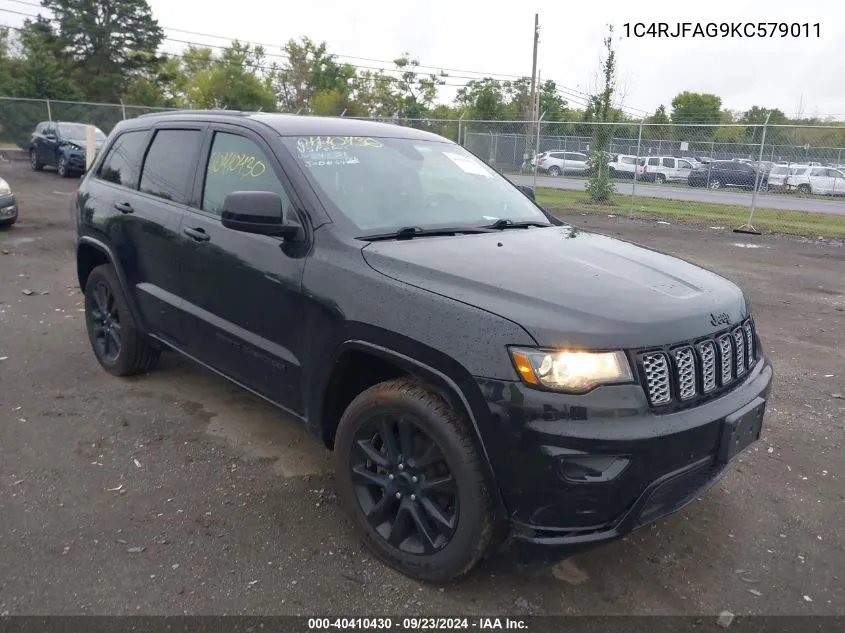 2019 Jeep Grand Cherokee Laredo VIN: 1C4RJFAG9KC579011 Lot: 40410430