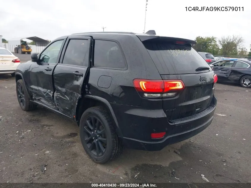 1C4RJFAG9KC579011 2019 Jeep Grand Cherokee Laredo