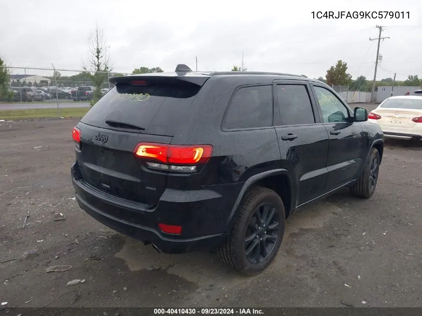 1C4RJFAG9KC579011 2019 Jeep Grand Cherokee Laredo