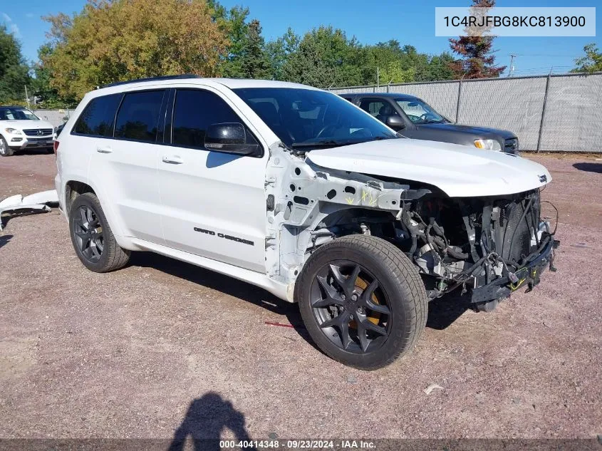 2019 Jeep Grand Cherokee Limited X 4X4 VIN: 1C4RJFBG8KC813900 Lot: 40414348