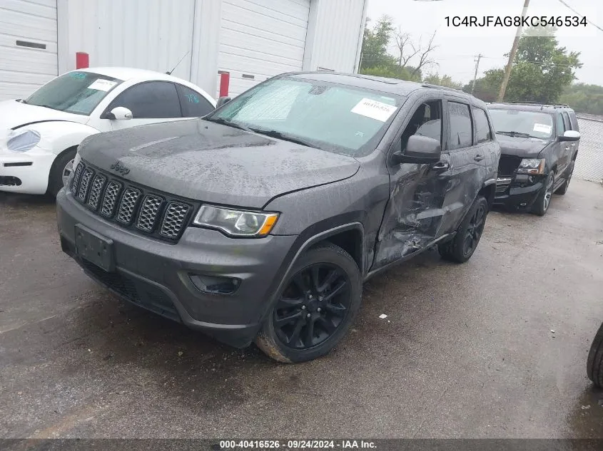 1C4RJFAG8KC546534 2019 Jeep Grand Cherokee Laredo