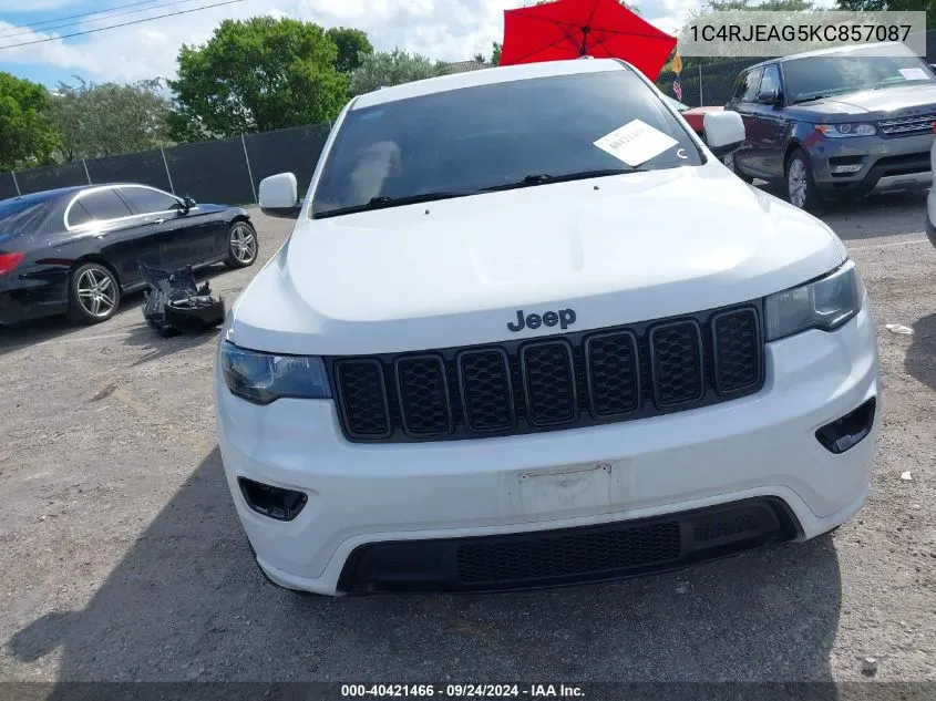 1C4RJEAG5KC857087 2019 Jeep Grand Cherokee Laredo