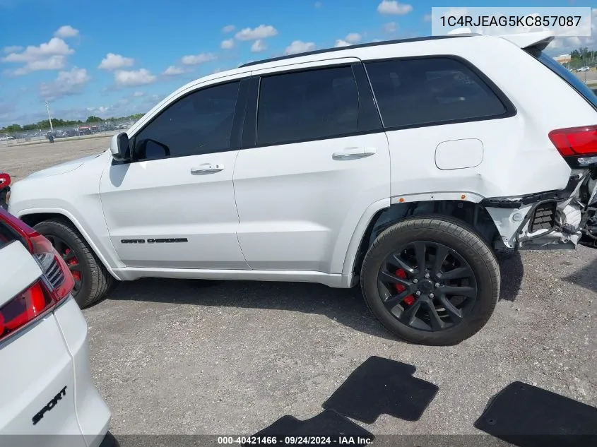 1C4RJEAG5KC857087 2019 Jeep Grand Cherokee Laredo