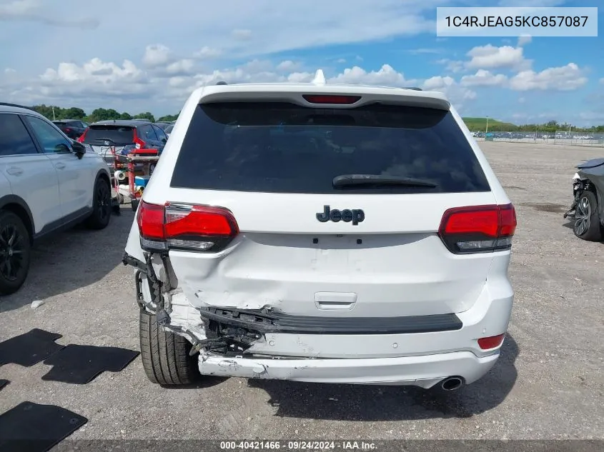 2019 Jeep Grand Cherokee Laredo VIN: 1C4RJEAG5KC857087 Lot: 40421466