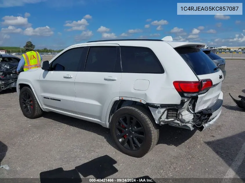 2019 Jeep Grand Cherokee Laredo VIN: 1C4RJEAG5KC857087 Lot: 40421466