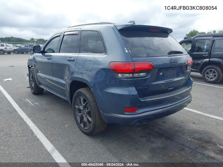 1C4RJFBG3KC808054 2019 Jeep Grand Cherokee Limited