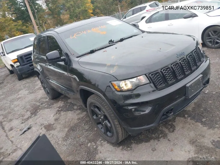 1C4RJFAGXKC739851 2019 Jeep Grand Cherokee Upland 4X4