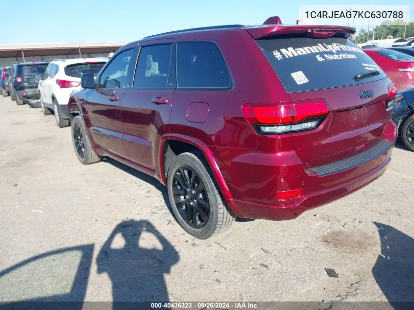 2019 Jeep Grand Cherokee Laredo VIN: 1C4RJEAG7KC630788 Lot: 40436323