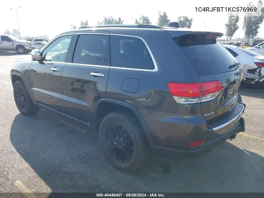 1C4RJFBT1KC576969 2019 Jeep Grand Cherokee Limited 4X4