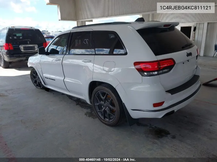 1C4RJEBG4KC811121 2019 Jeep Grand Cherokee Limited X 4X2