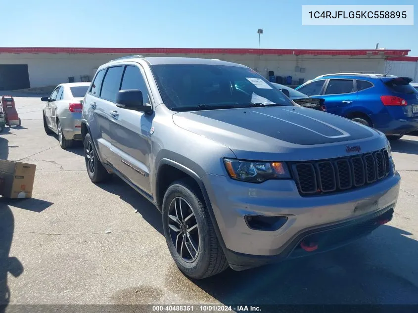 2019 Jeep Grand Cherokee Trailhawk 4X4 VIN: 1C4RJFLG5KC558895 Lot: 40488351