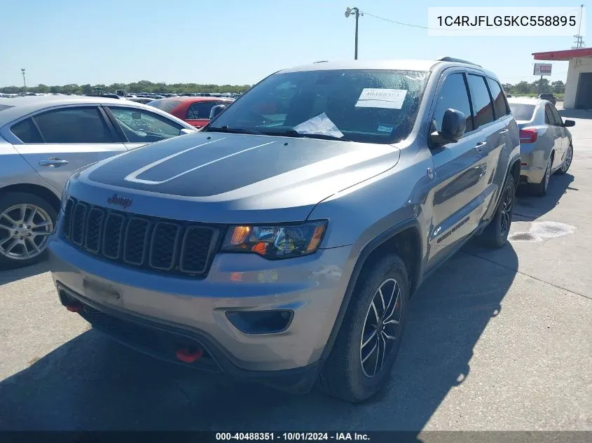 2019 Jeep Grand Cherokee Trailhawk 4X4 VIN: 1C4RJFLG5KC558895 Lot: 40488351