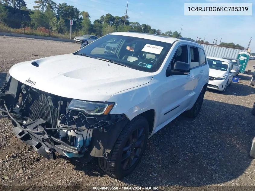 2019 Jeep Grand Cherokee Limited X 4X4 VIN: 1C4RJFBG6KC785319 Lot: 40499558