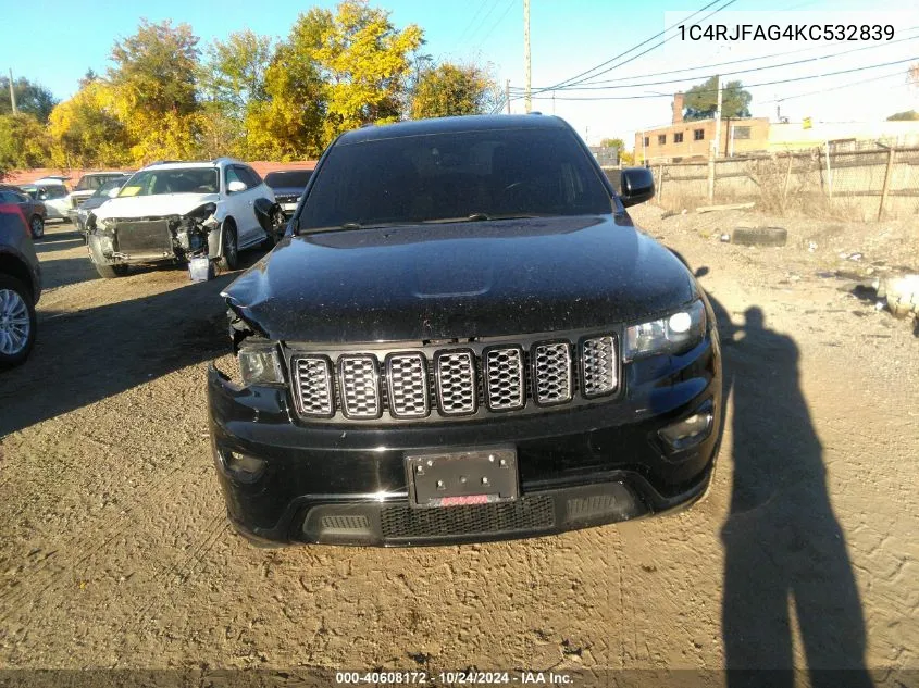 1C4RJFAG4KC532839 2019 Jeep Grand Cherokee Altitude 4X4