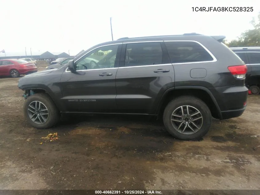 2019 Jeep Grand Cherokee Laredo E 4X4 VIN: 1C4RJFAG8KC528325 Lot: 40662391