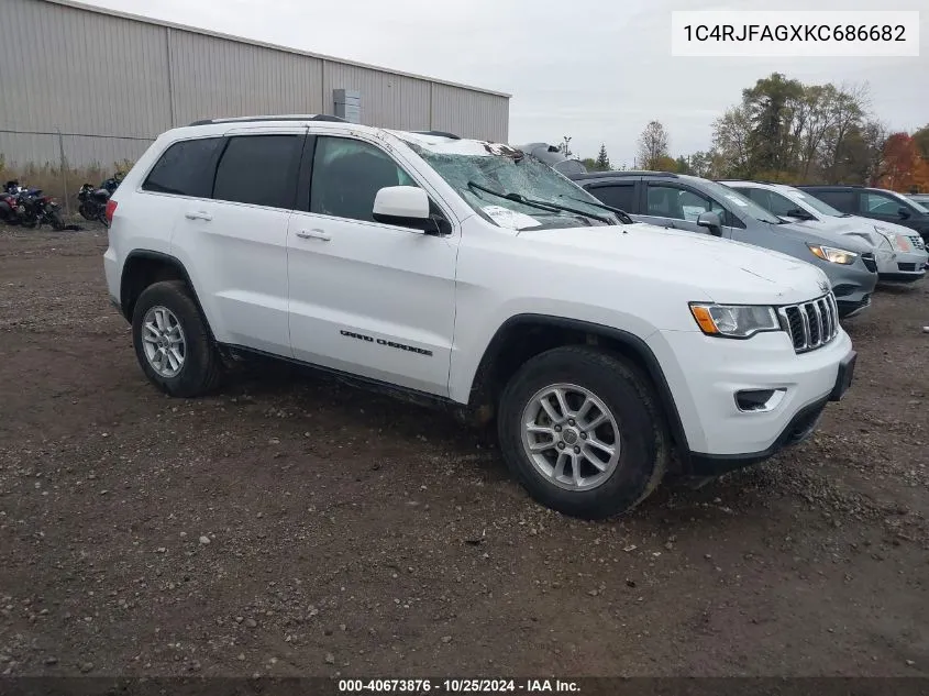 2019 Jeep Grand Cherokee Laredo VIN: 1C4RJFAGXKC686682 Lot: 40673876