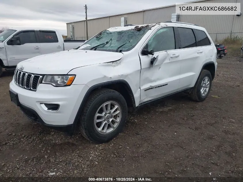 2019 Jeep Grand Cherokee Laredo VIN: 1C4RJFAGXKC686682 Lot: 40673876