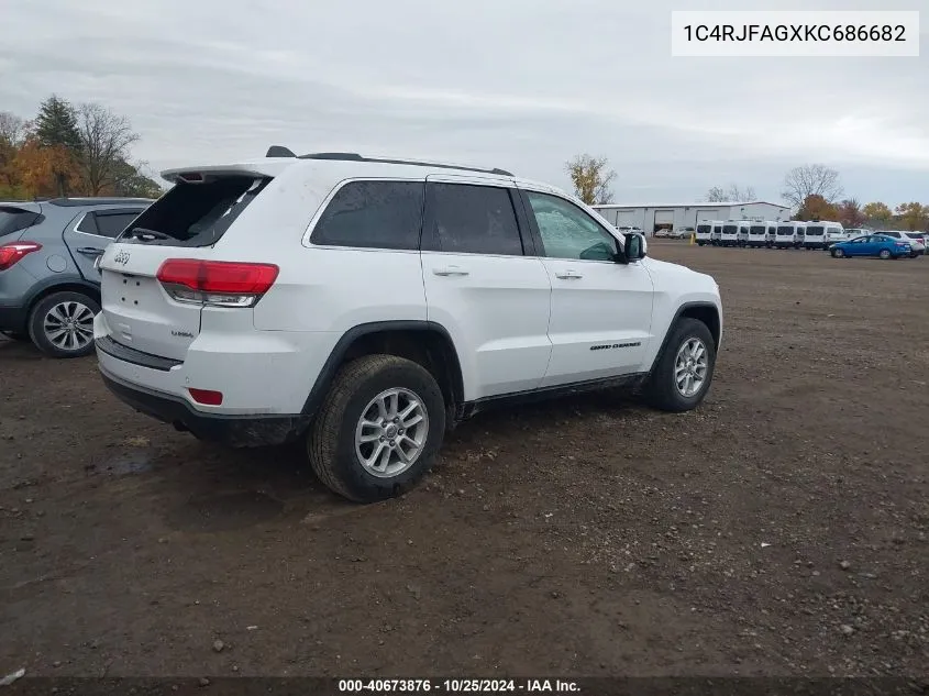 2019 Jeep Grand Cherokee Laredo VIN: 1C4RJFAGXKC686682 Lot: 40673876