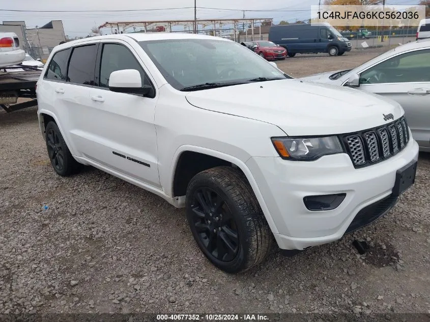 2019 Jeep Grand Cherokee Altitude 4X4 VIN: 1C4RJFAG6KC562036 Lot: 40677352