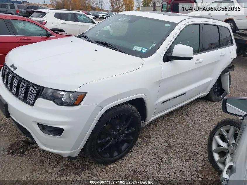 2019 Jeep Grand Cherokee Altitude 4X4 VIN: 1C4RJFAG6KC562036 Lot: 40677352