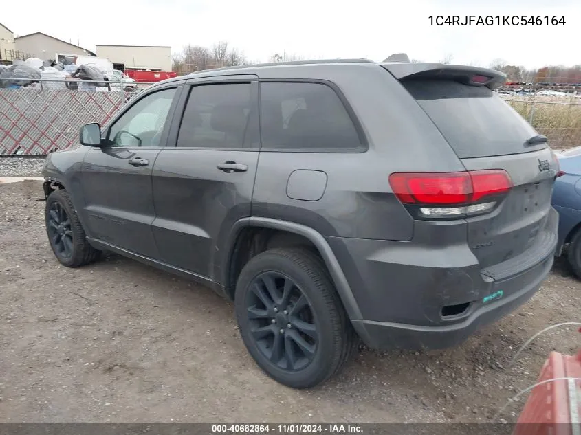 2019 Jeep Grand Cherokee Altitude 4X4 VIN: 1C4RJFAG1KC546164 Lot: 40682864