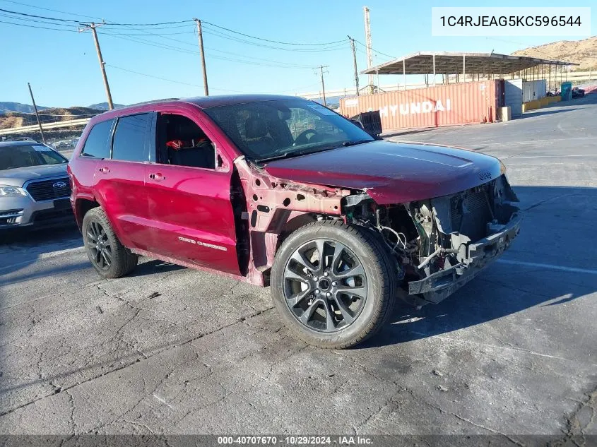 2019 Jeep Grand Cherokee Altitude 4X2 VIN: 1C4RJEAG5KC596544 Lot: 40707670