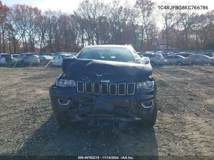 2019 Jeep Grand Cherokee Limited 4X4 VIN: 1C4RJFBG8KC766786 Lot: 40763215