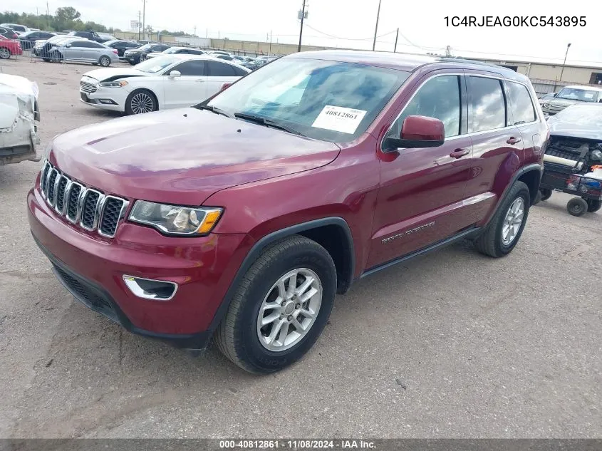 2019 Jeep Grand Cherokee Laredo VIN: 1C4RJEAG0KC543895 Lot: 40812861