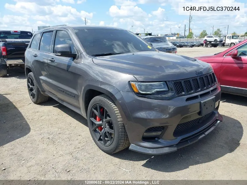 2020 Jeep Grand Cherokee Srt-8 VIN: 1C4RJFDJ5LC370244 Lot: 12080632