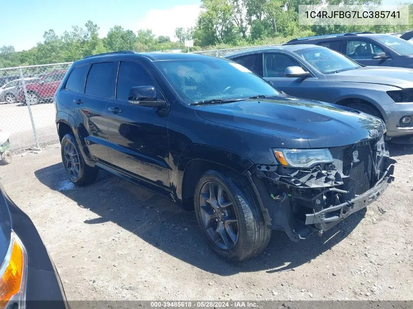 1C4RJFBG7LC385741 2020 Jeep Grand Cherokee Limited X 4X4