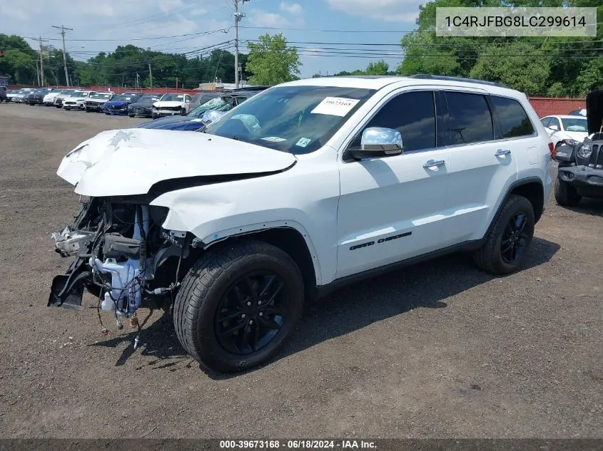 2020 Jeep Grand Cherokee Limited 4X4 VIN: 1C4RJFBG8LC299614 Lot: 39673168