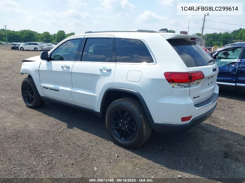 1C4RJFBG8LC299614 2020 Jeep Grand Cherokee Limited 4X4