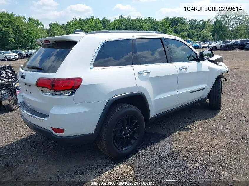 2020 Jeep Grand Cherokee Limited 4X4 VIN: 1C4RJFBG8LC299614 Lot: 39673168