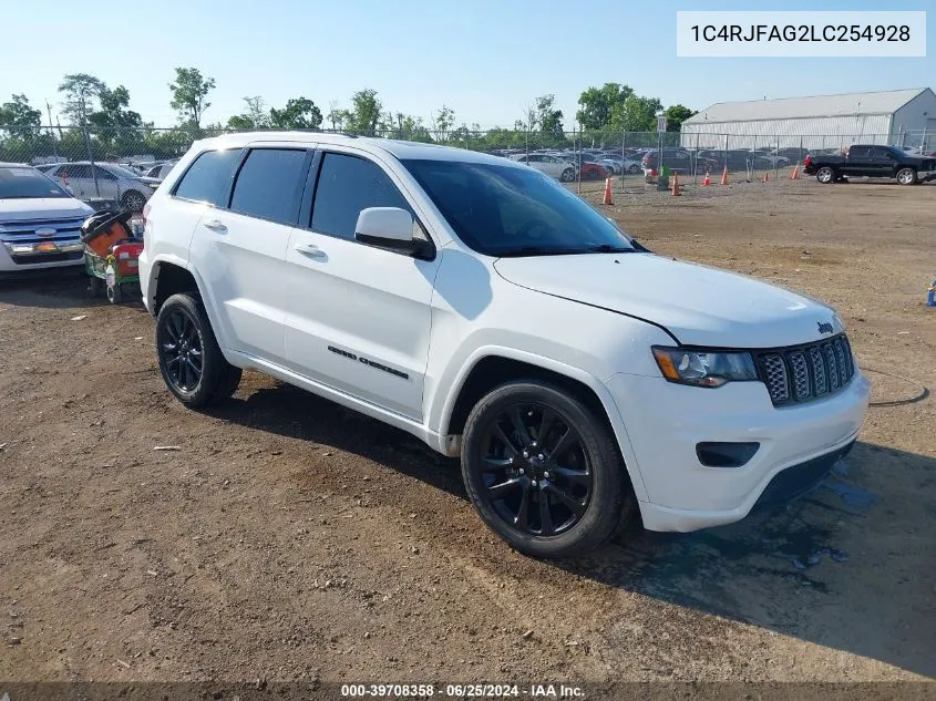 2020 Jeep Grand Cherokee Altitude 4X4 VIN: 1C4RJFAG2LC254928 Lot: 39708358