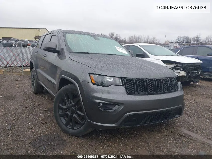 2020 Jeep Grand Cherokee Altitude 4X4 VIN: 1C4RJFAG9LC376038 Lot: 39809267