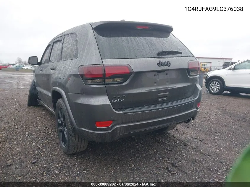 2020 Jeep Grand Cherokee Altitude 4X4 VIN: 1C4RJFAG9LC376038 Lot: 39809267