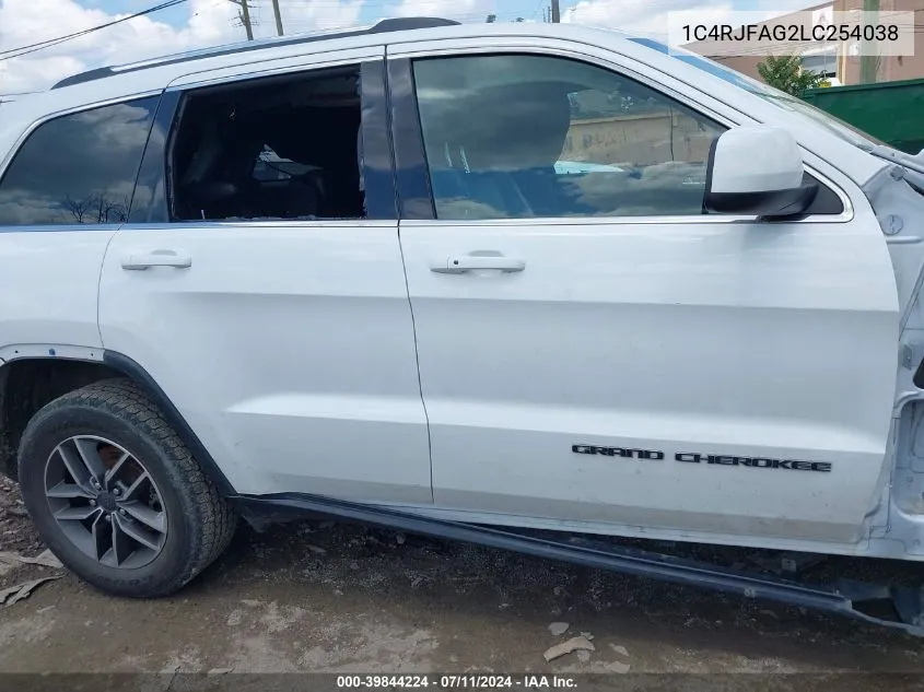 2020 Jeep Grand Cherokee North Edition 4X4 VIN: 1C4RJFAG2LC254038 Lot: 39844224