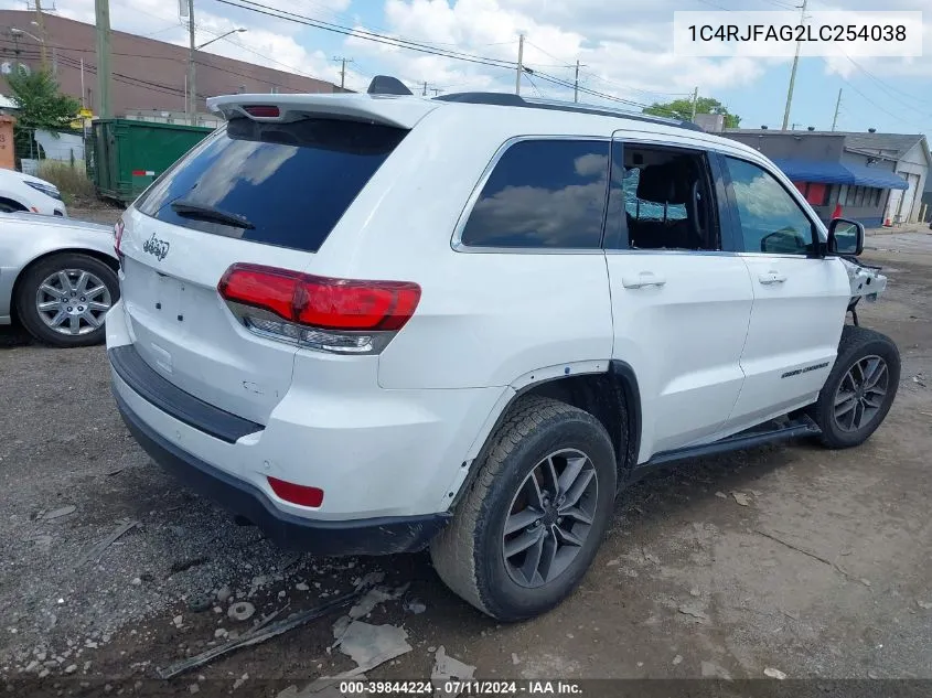 2020 Jeep Grand Cherokee North Edition 4X4 VIN: 1C4RJFAG2LC254038 Lot: 39844224