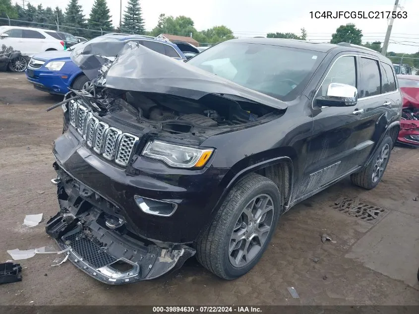 1C4RJFCG5LC217563 2020 Jeep Grand Cherokee Overland 4X4