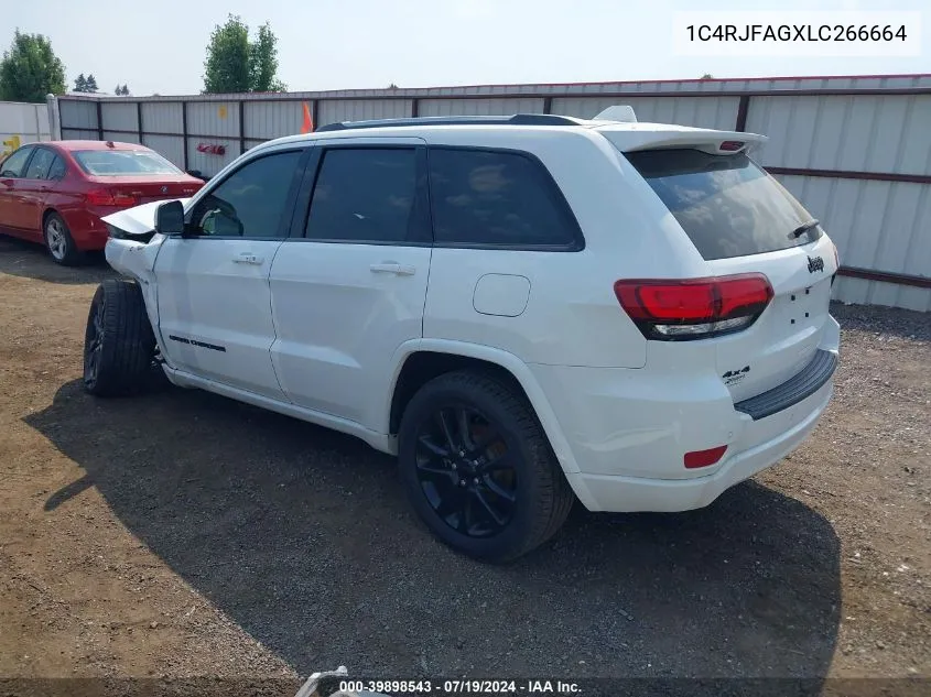 2020 Jeep Grand Cherokee Altitude VIN: 1C4RJFAGXLC266664 Lot: 39898543