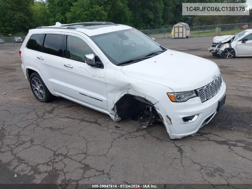 2020 Jeep Grand Cherokee Overland 4X4 VIN: 1C4RJFCG6LC138175 Lot: 39947614