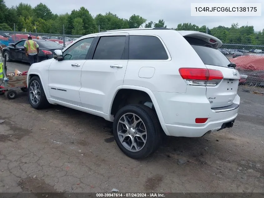 2020 Jeep Grand Cherokee Overland 4X4 VIN: 1C4RJFCG6LC138175 Lot: 39947614